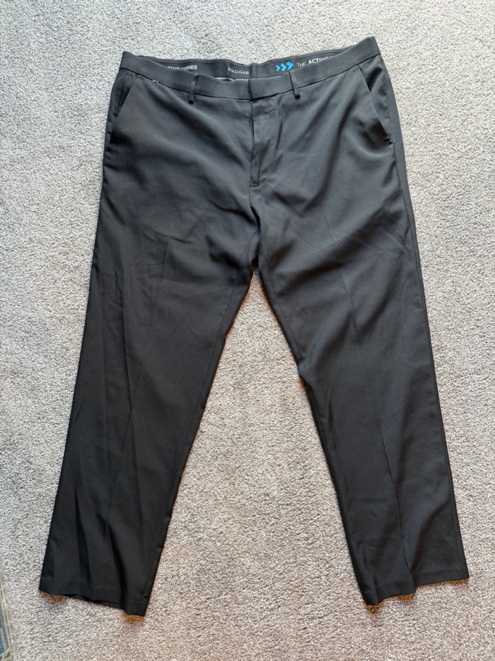 Haggar Athletic Fit Men's Black Dress Pants - 40x30